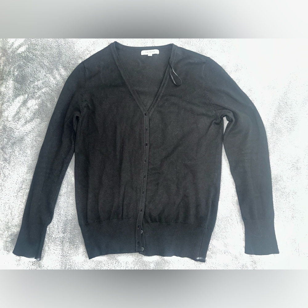 Papaya Black Knit Sweater